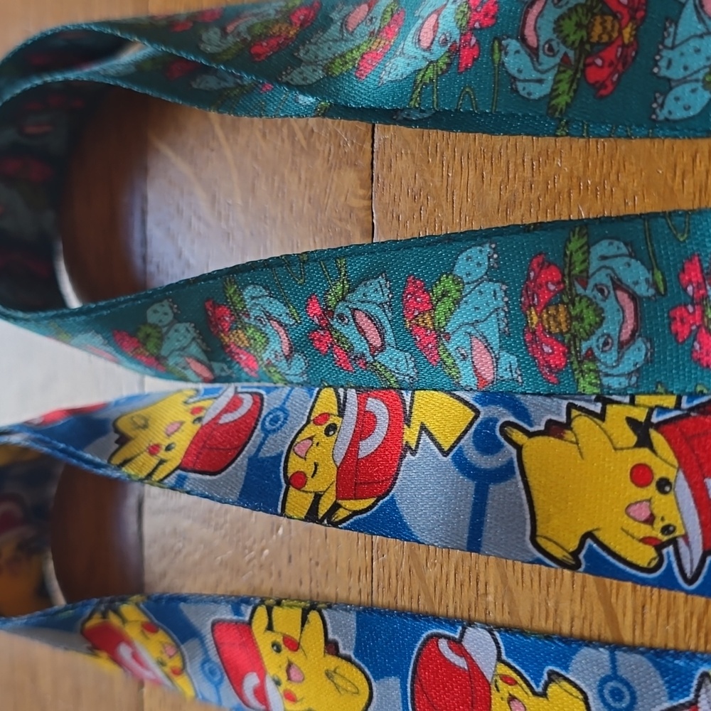 Pokemon, Pikachu & Venusaur, 2 Lanyard Set - Picture 3 of 14